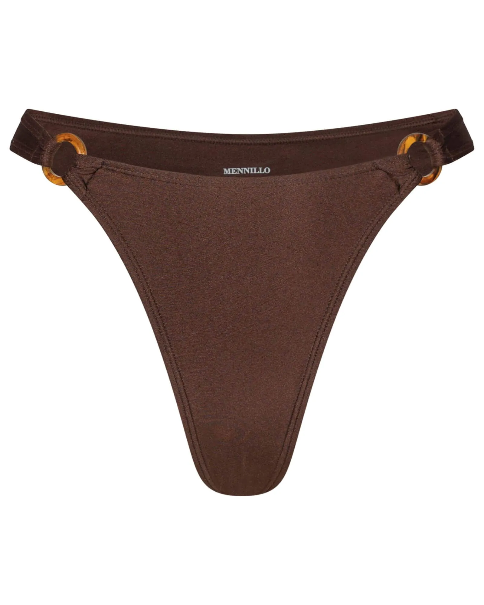 Alfred bottom tanga - Shiny brown