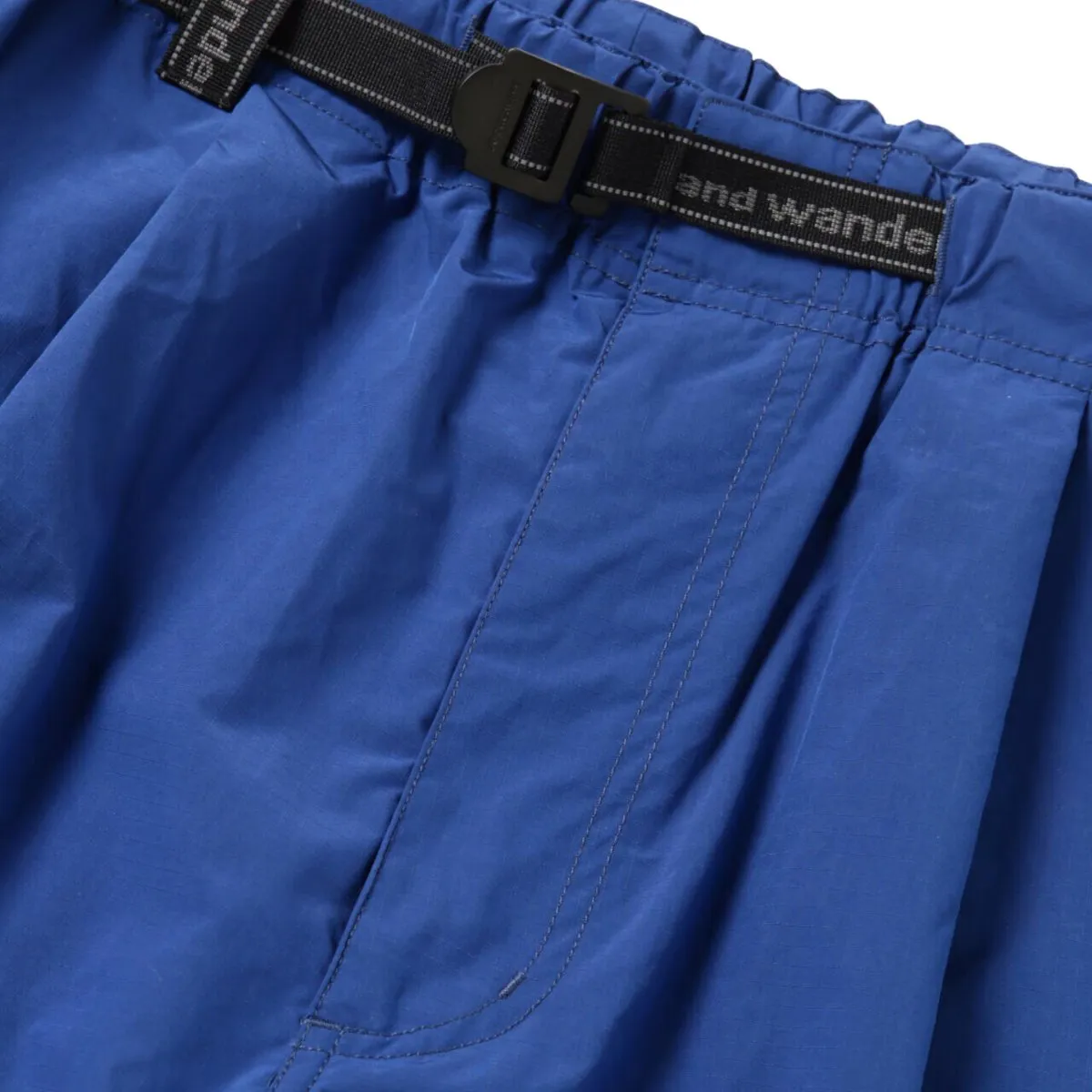 And Wander Men's Oversized Cargo Pants Blue