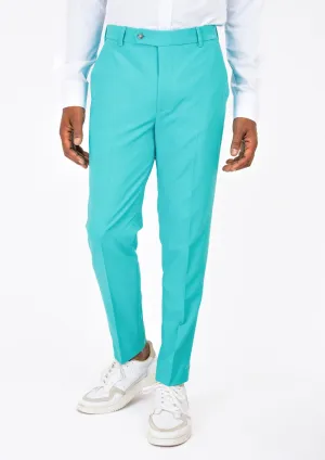 Aqua Blue Stretch Pants