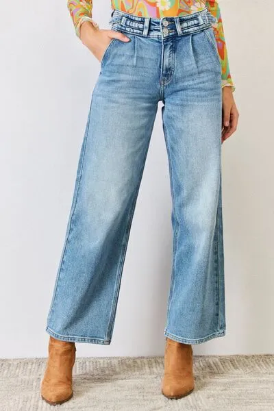 Audrey High Waist Wide Leg Jeans