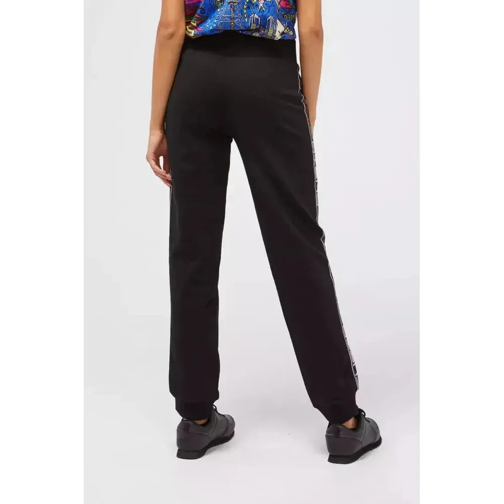 Custo Barcelona Black Cotton Women Sweatpant