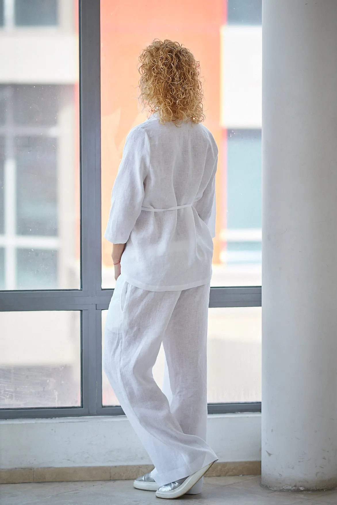 Drawstring Linen Pants