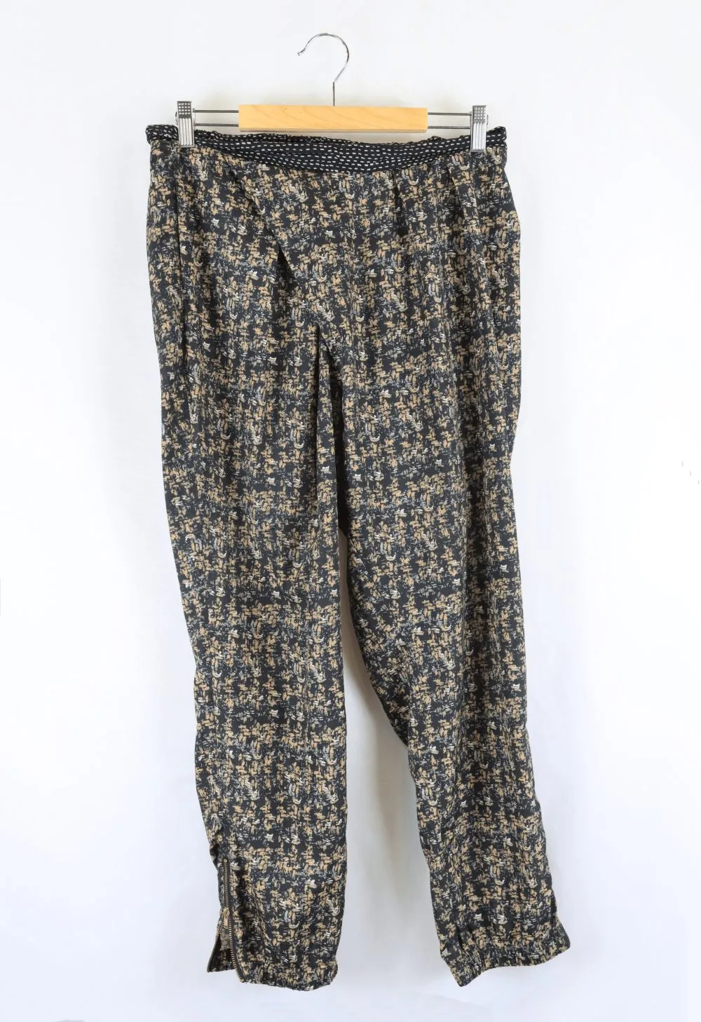 Ellis & Dewey Brown Pattern Pants M