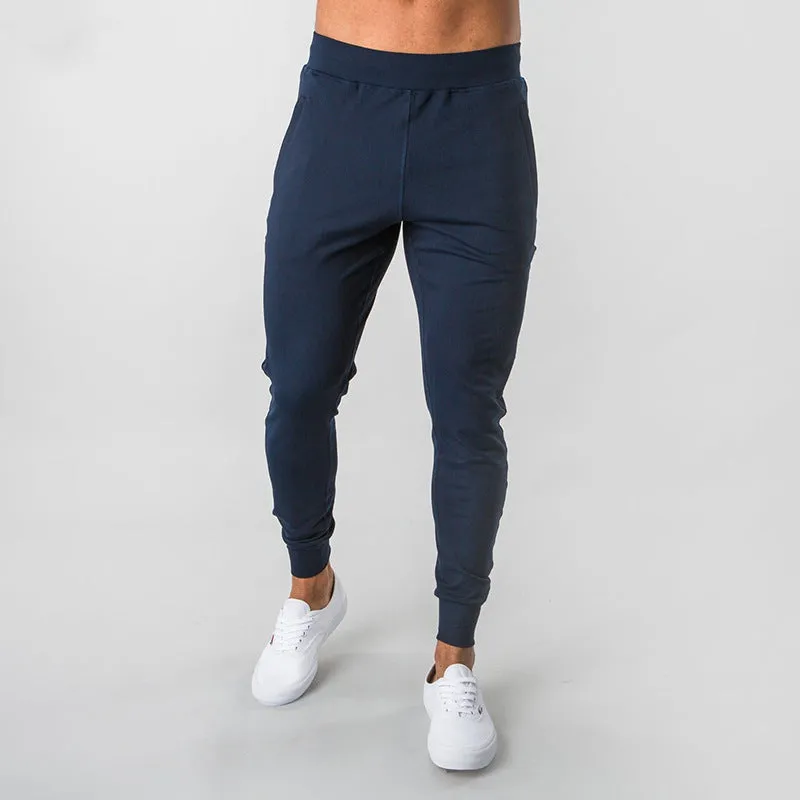 European And American Muscle Trousers Stretch Running Pants