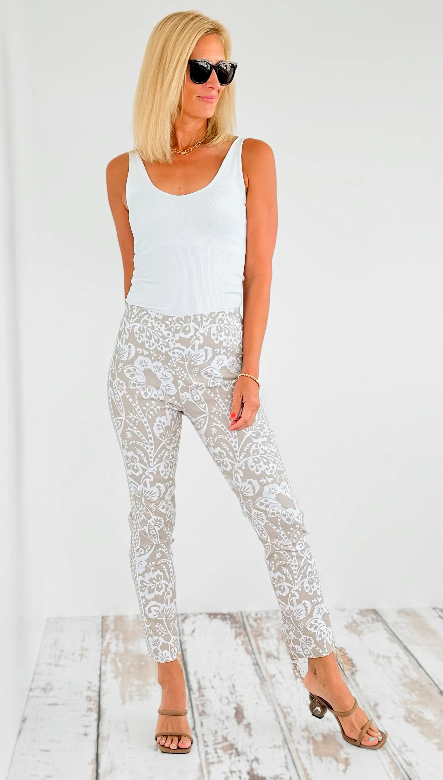 Floral Print Pants