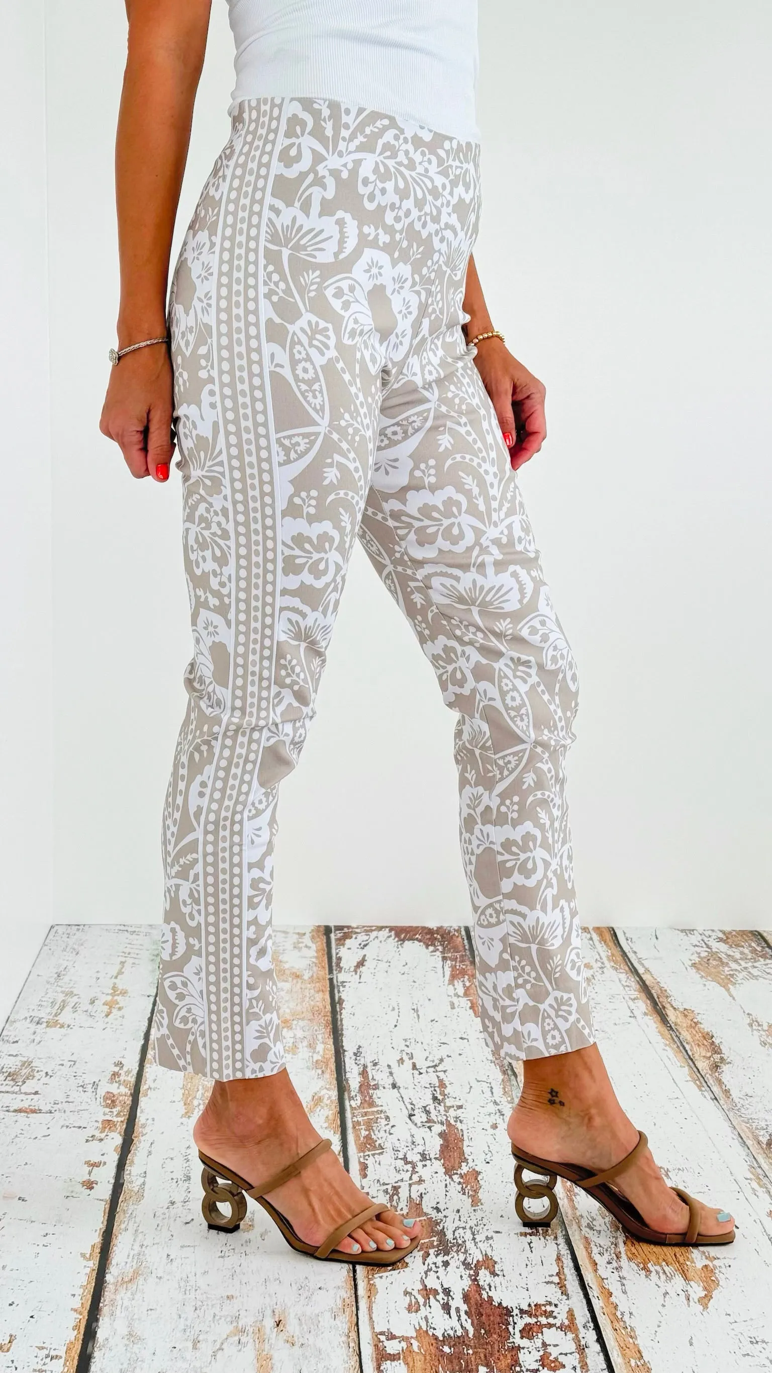 Floral Print Pants