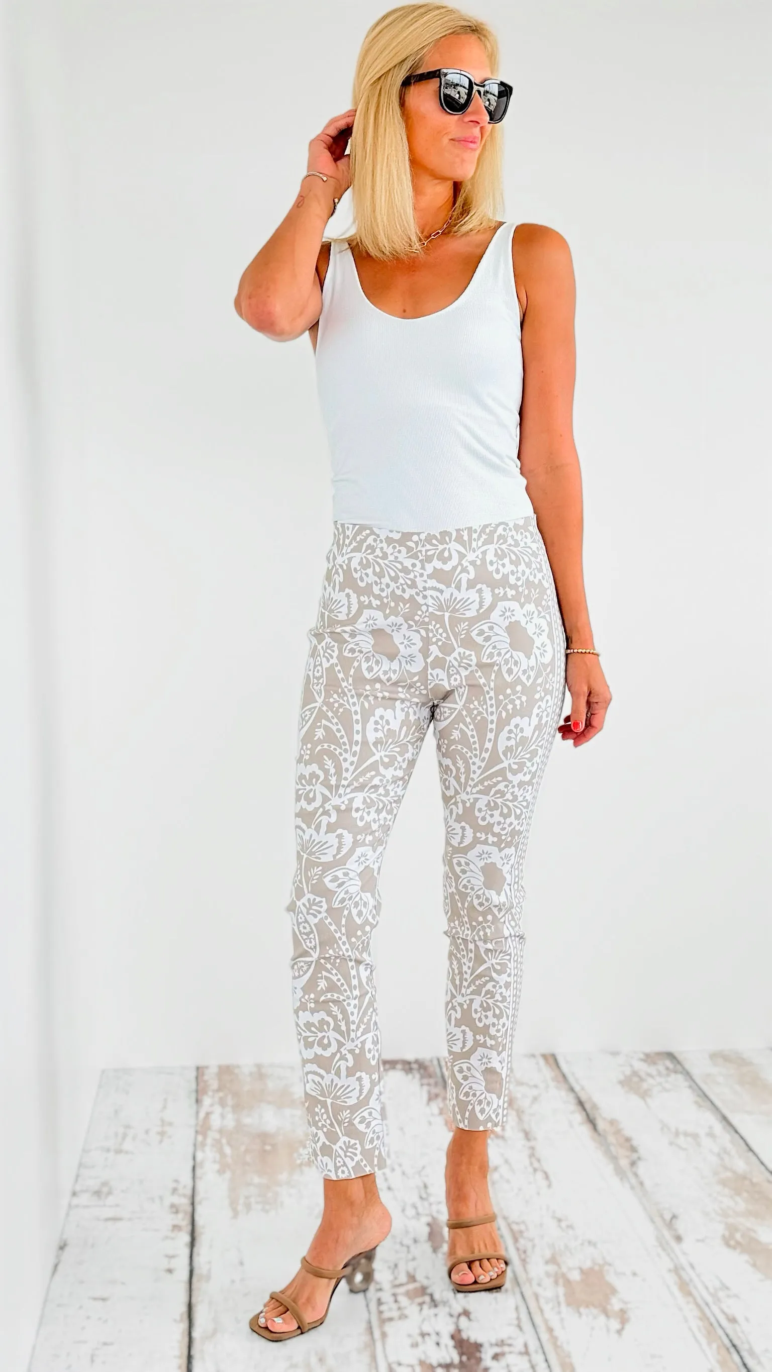 Floral Print Pants