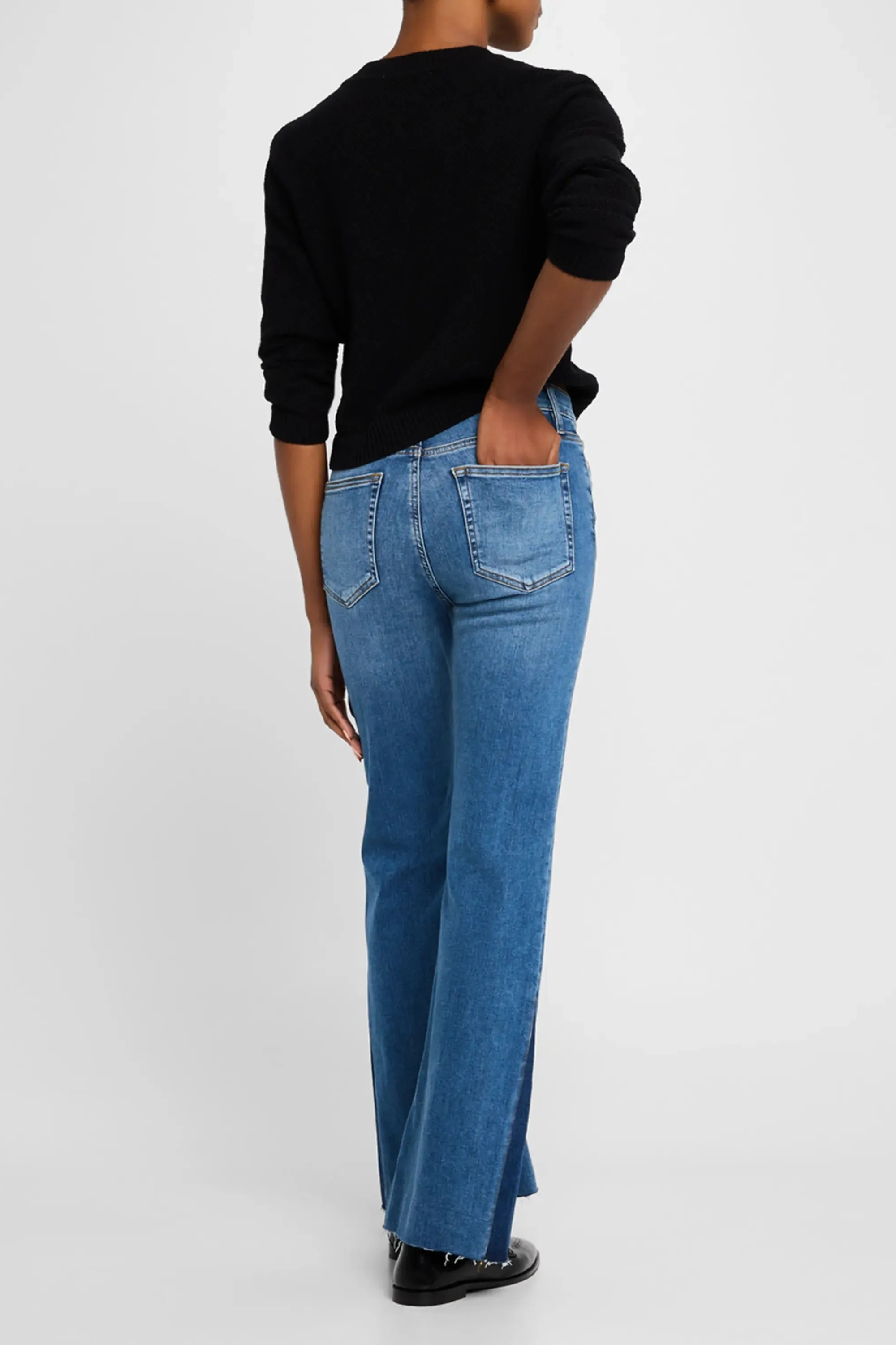 Frame Le Easy Flare Outseam Insert Jeans