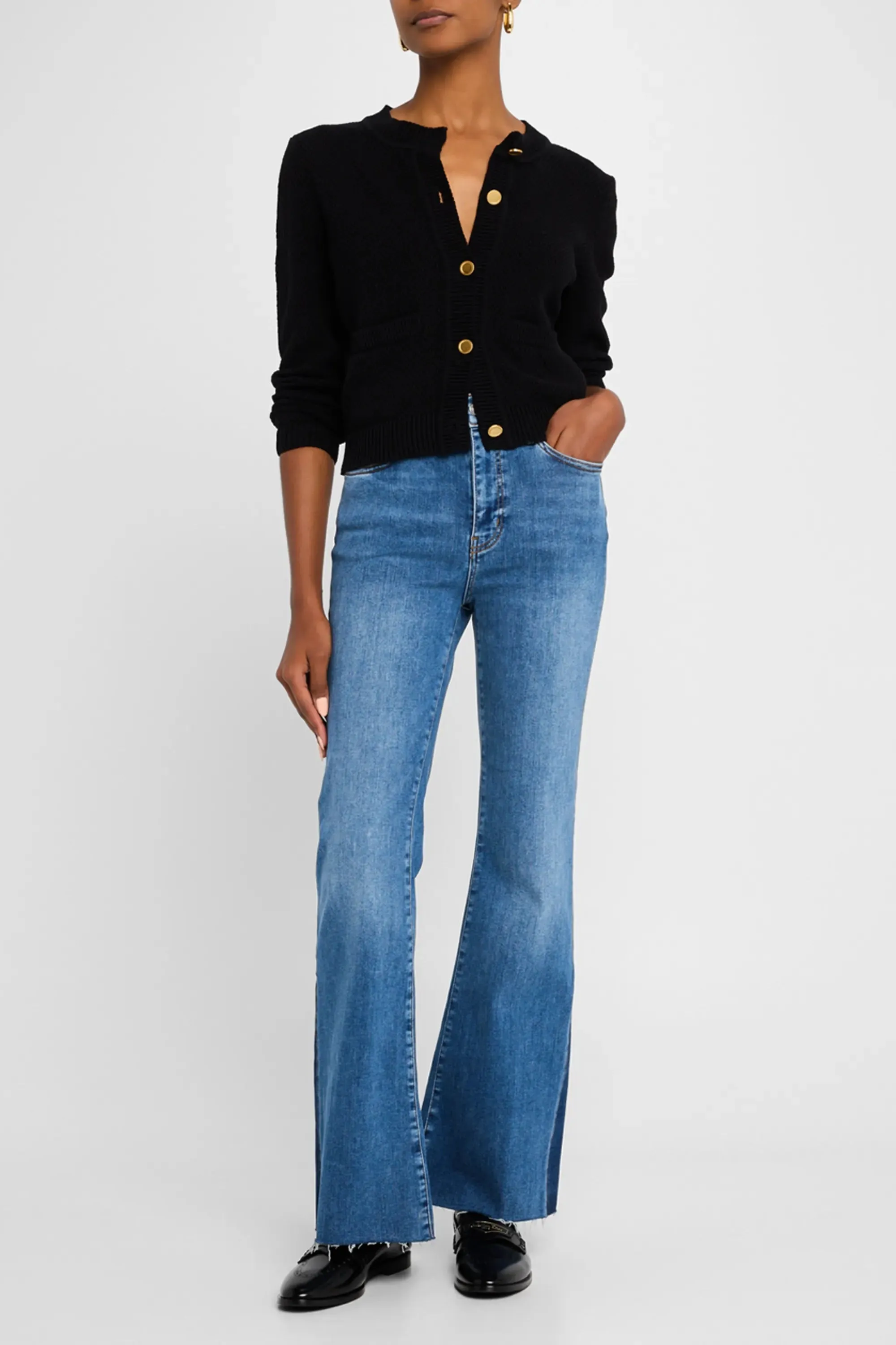 Frame Le Easy Flare Outseam Insert Jeans