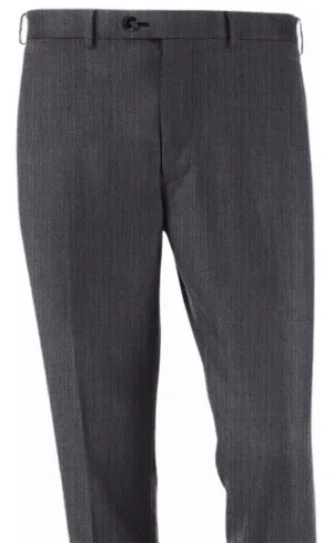 Grey Herringbone Pants