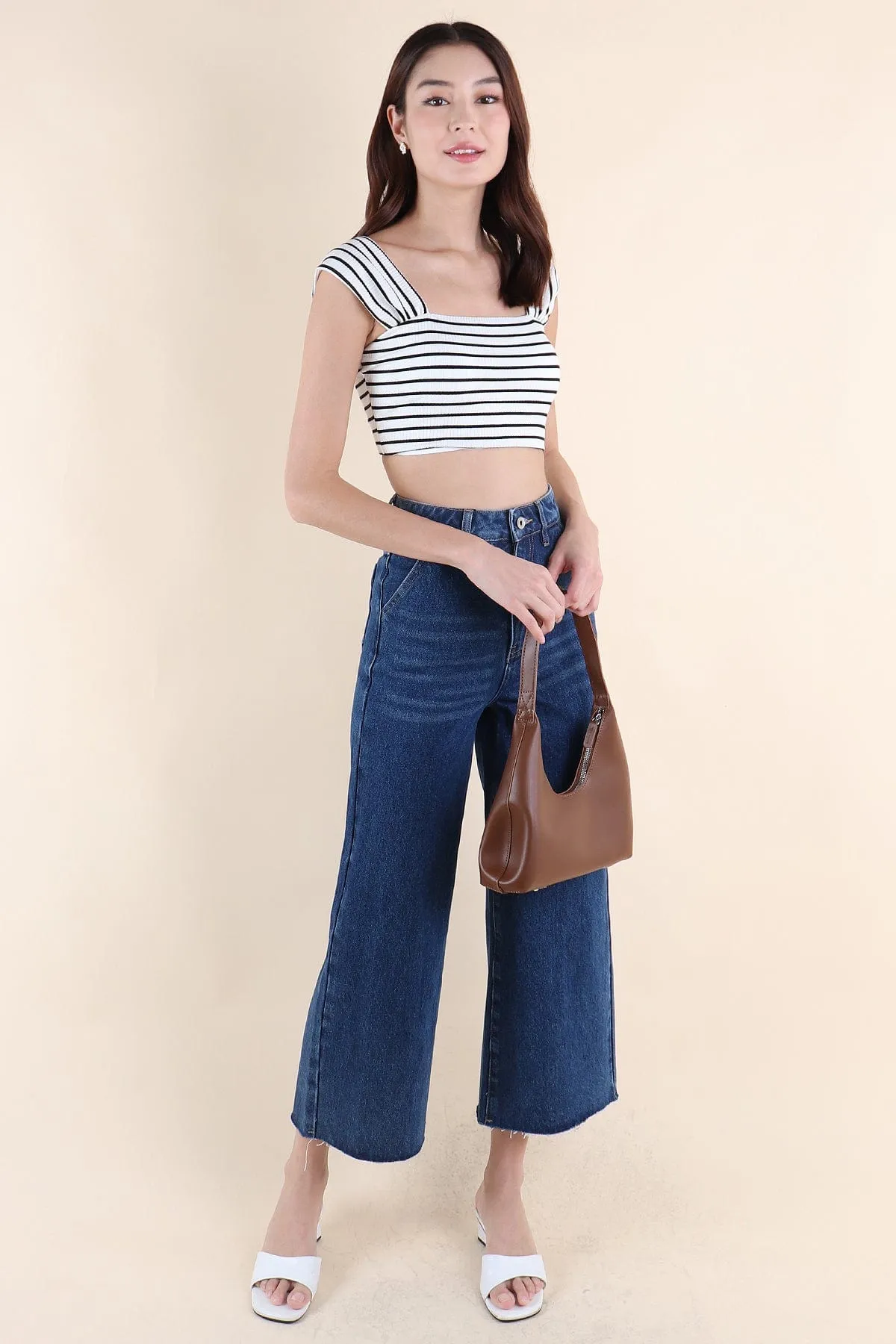 HARRIET WIDE LEG JEANS IN DARK