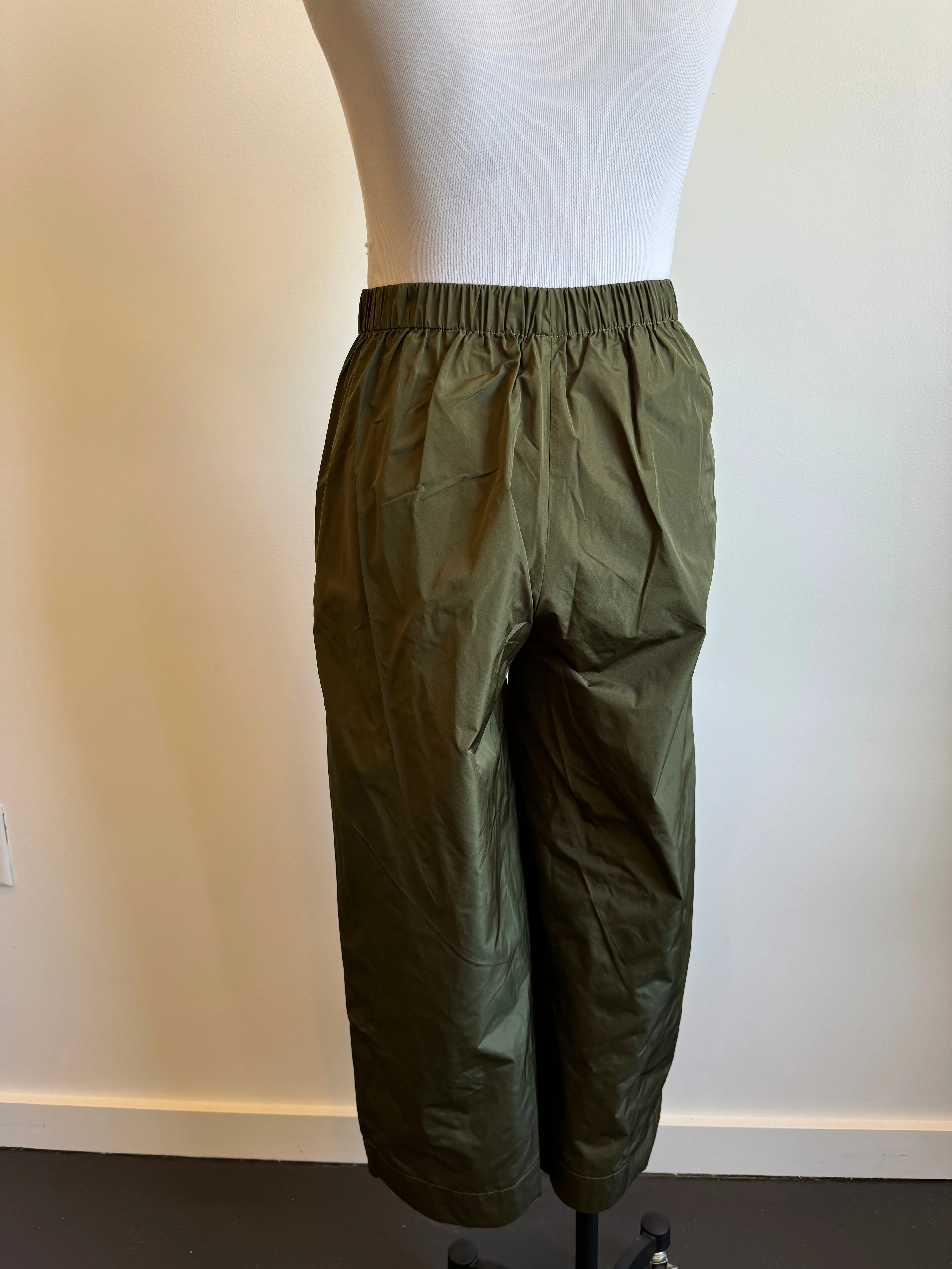 Olive Wide Leg Pants