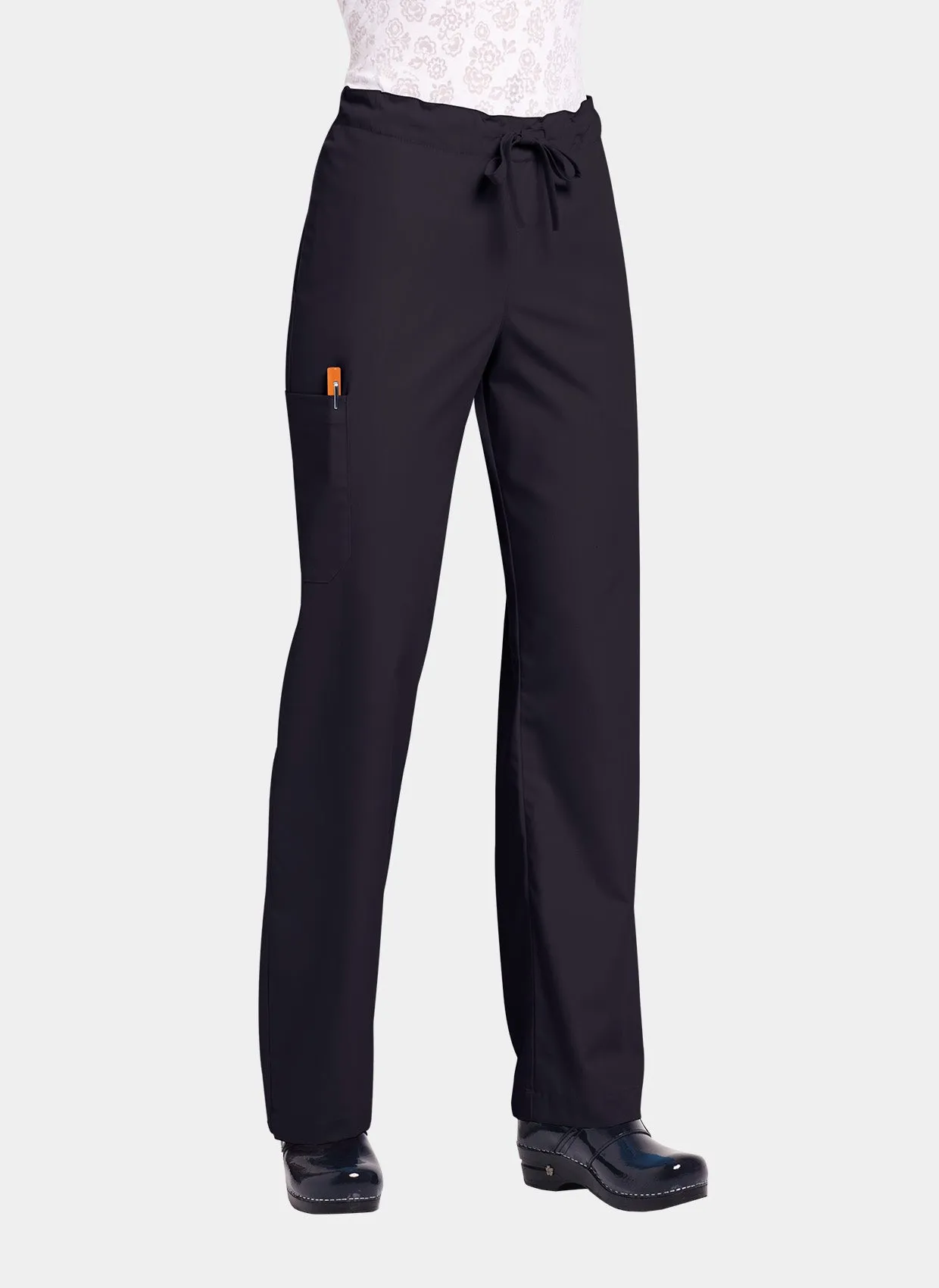 Orange Standard Unisex Huntington Scrub Trousers - Black