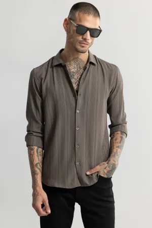 Quartet Grey Stripe Shirt