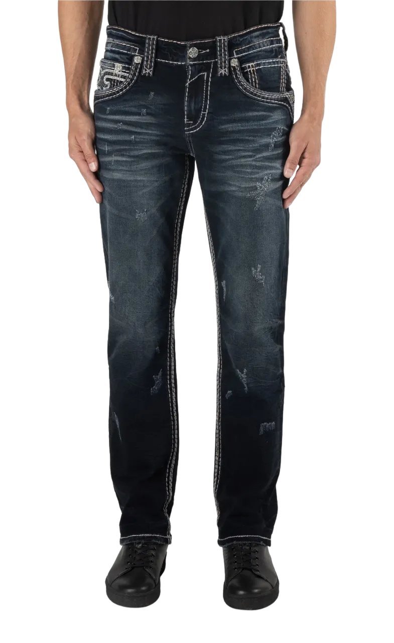 Rock Revival Men's Karlo J200 Straight Jean