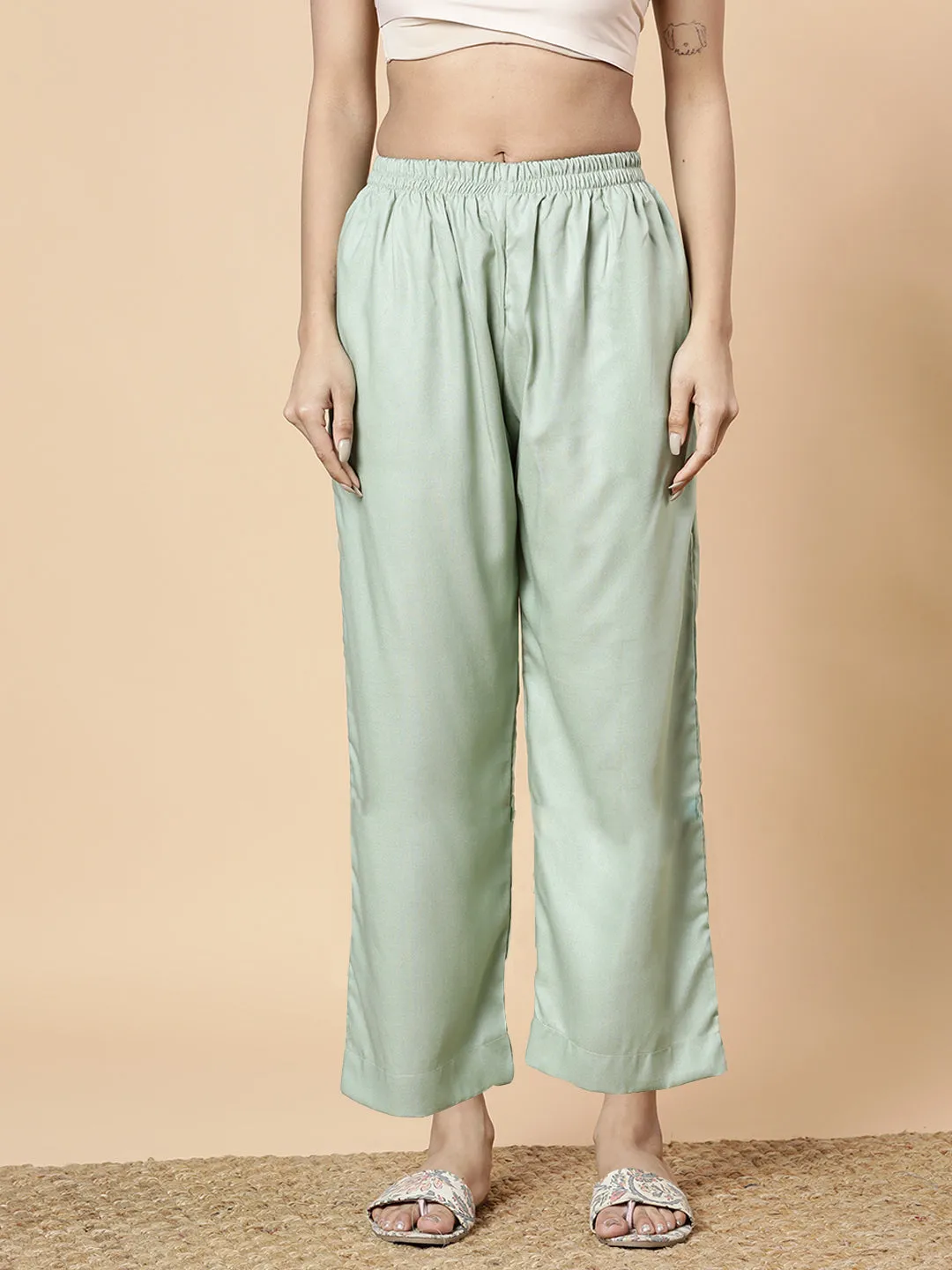 SageGreen Palazzo Pants