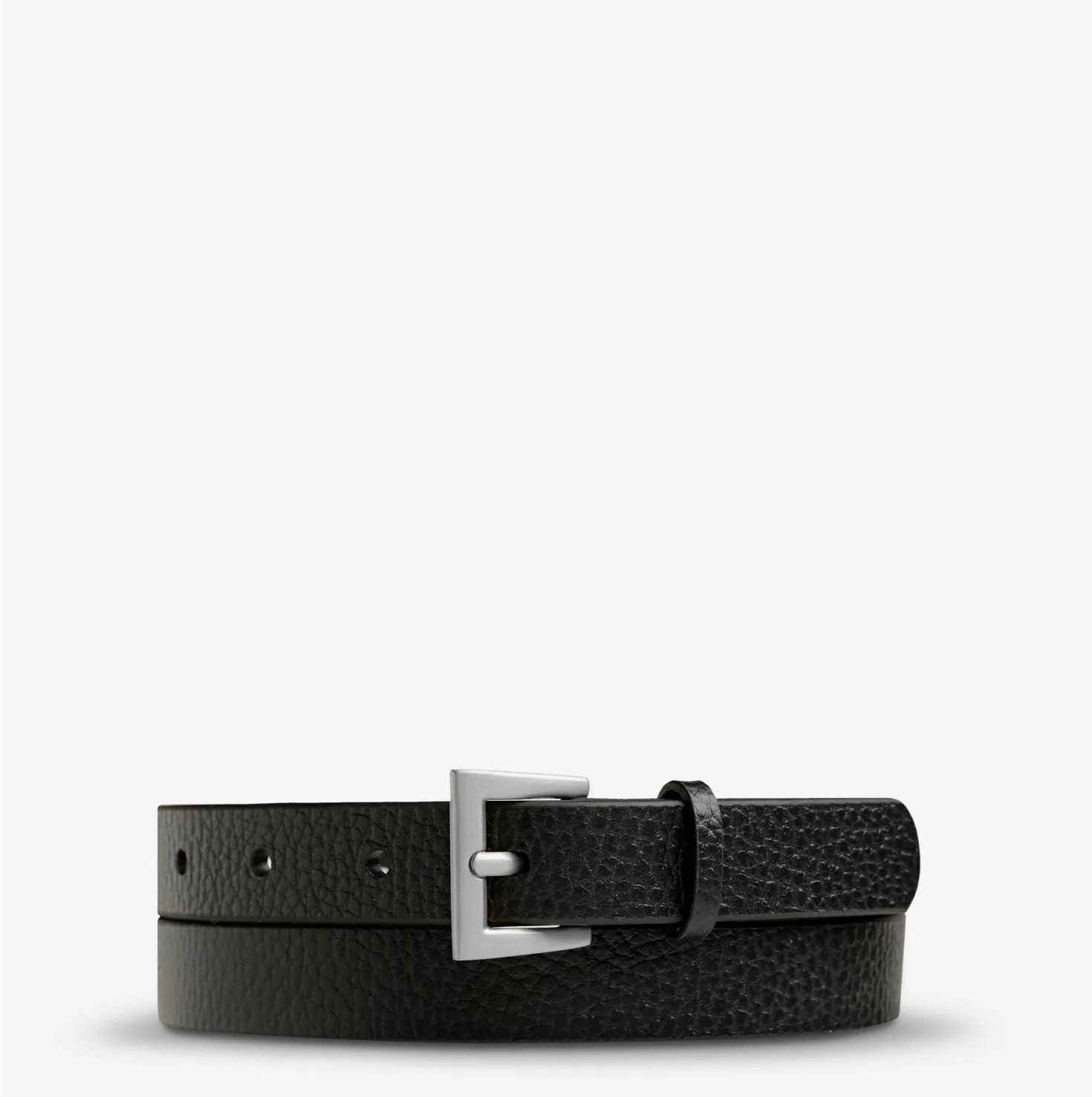 STATUS ANXIETY - Part Of Me - Belt - Black/Silver