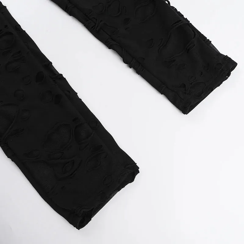 'The Hollow' Black Gothic Dark Style Pants