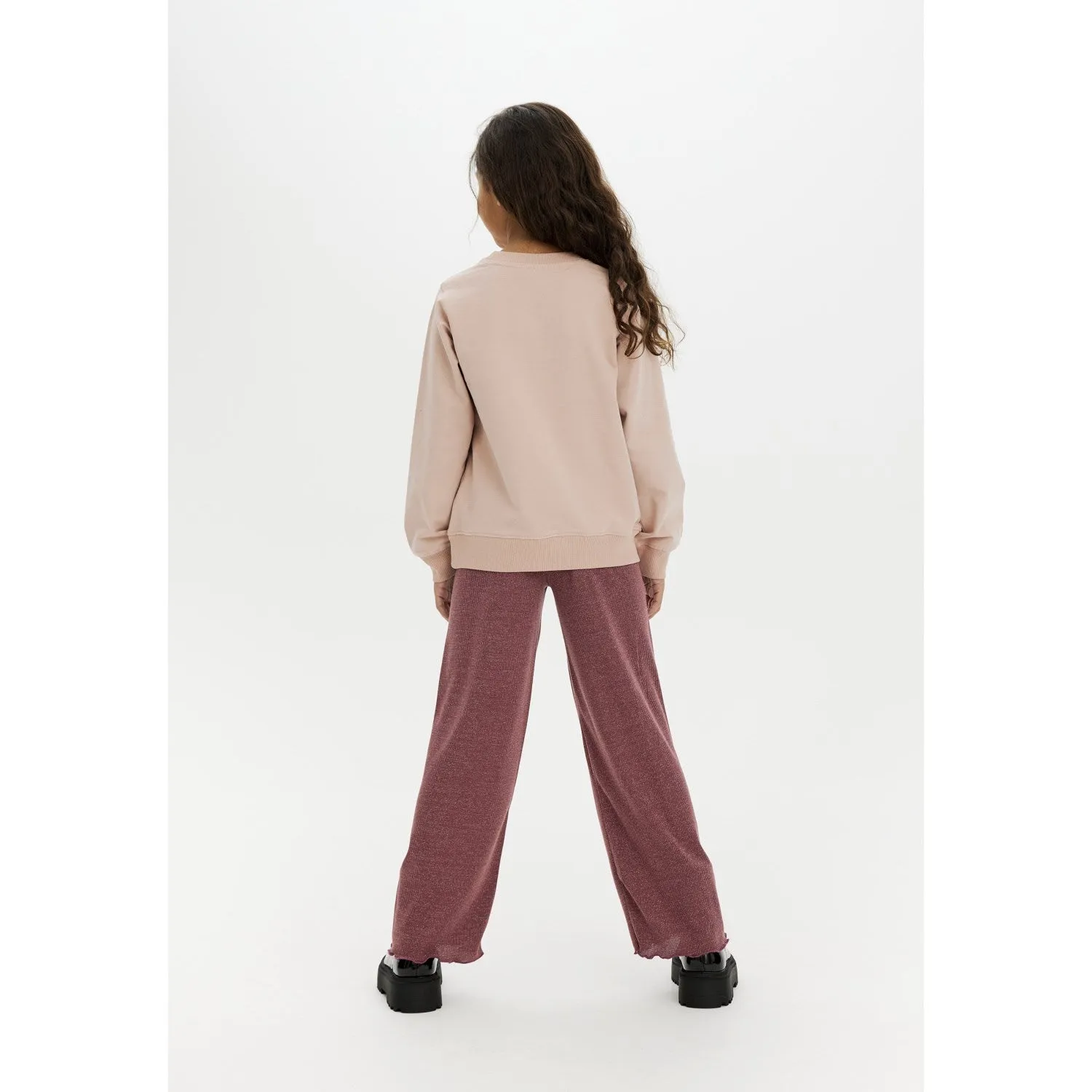 The New Crushed Berry Farah Wide Pants