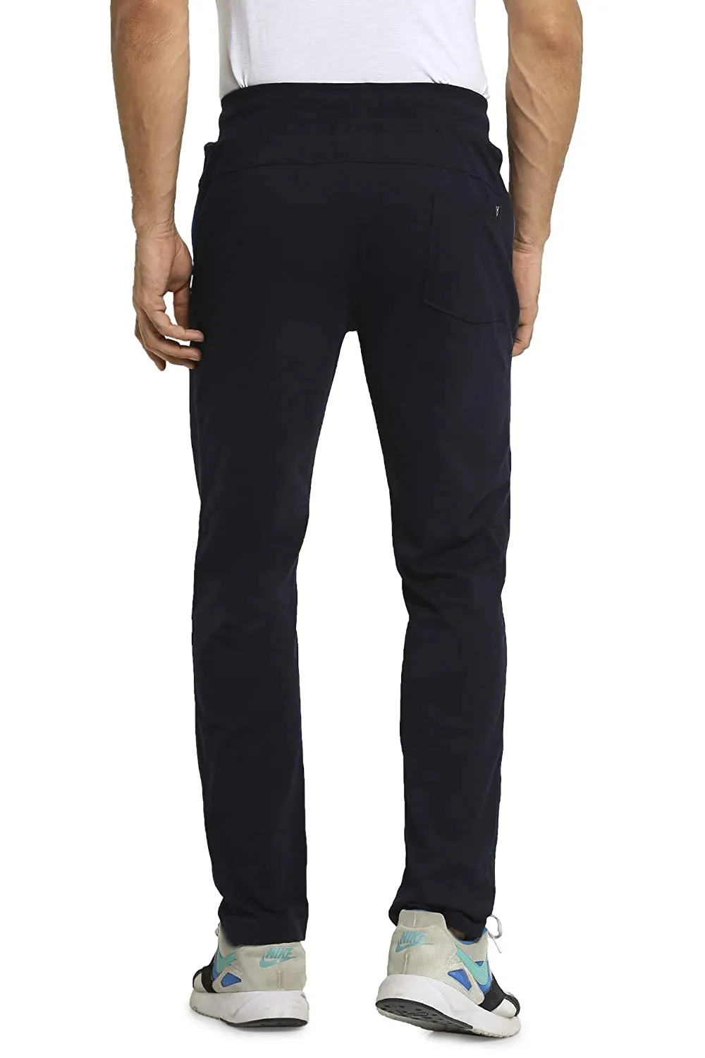 Van Heusen Dark Blue Stylish Men Track Pants Cotton