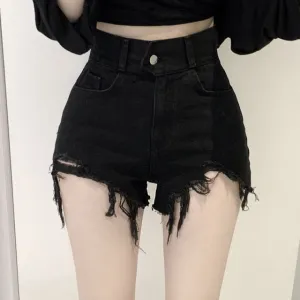 Vintage Ripped Jeans Shorts