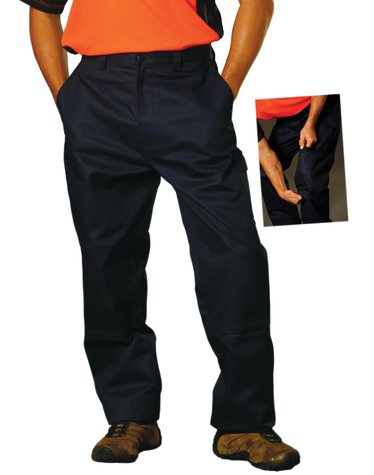 WP03 Men's Heavy Cotton Drill Cargo Pants